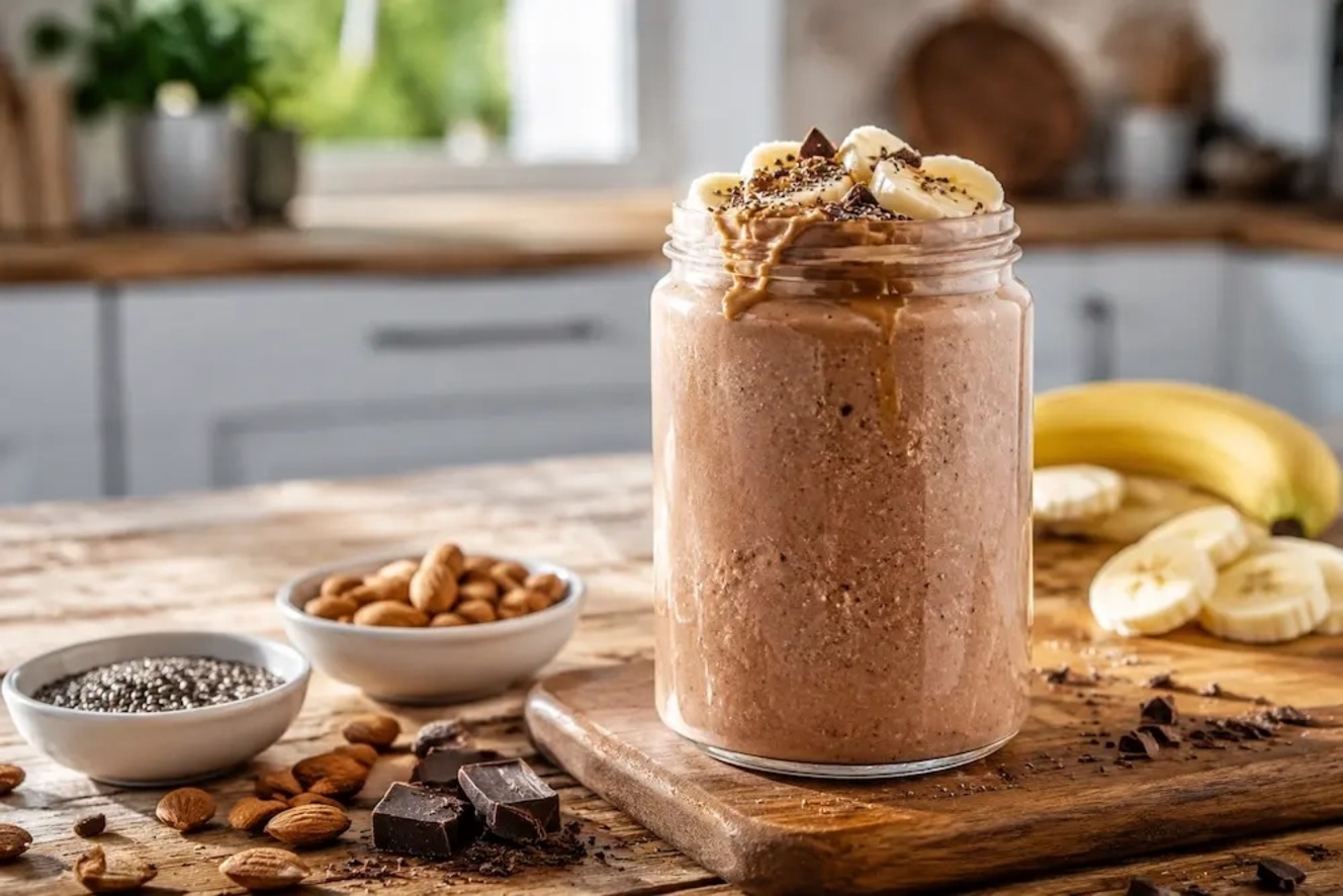 طرز تهیه اسموتی پروتئینی با میوههای طبیعی برای عضلهسازی و ریکاوری