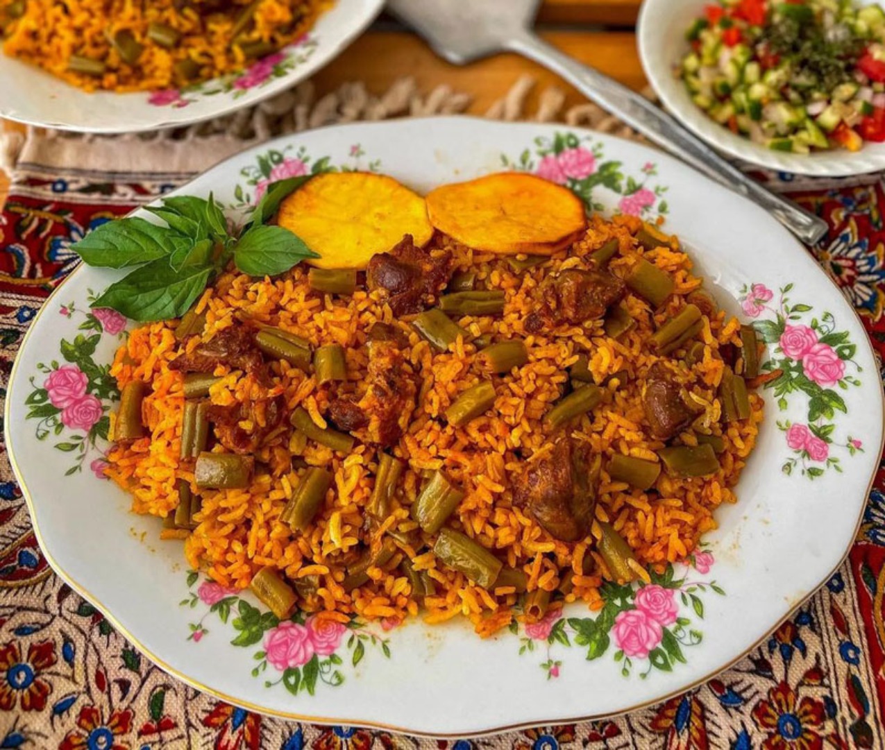 طرز تهیه لوبیا پلو مجلسی با گوشت چرخکرده؛ راز خوشمزگی و شفته نشدن
