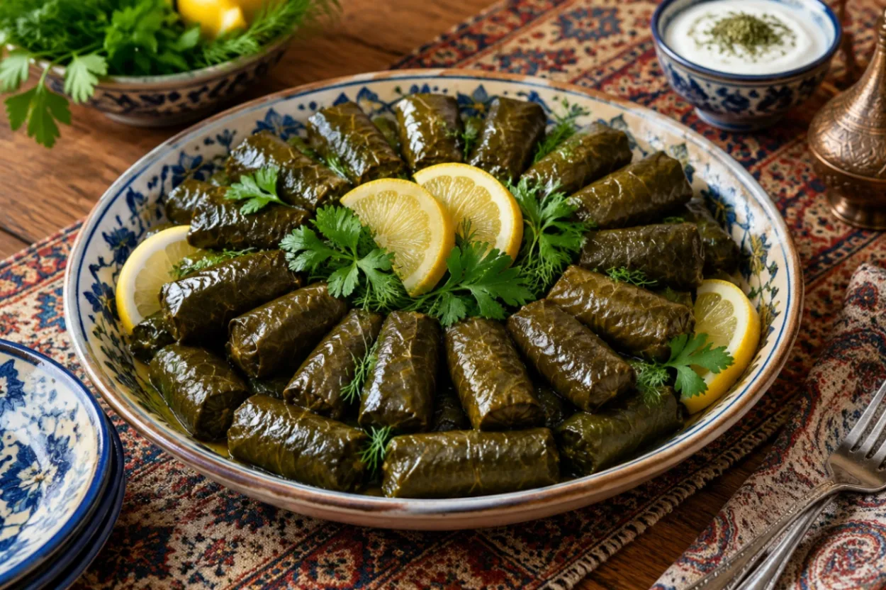دلمه برگ مو؛ لقمه‌های کوچک با طعمی متعادل