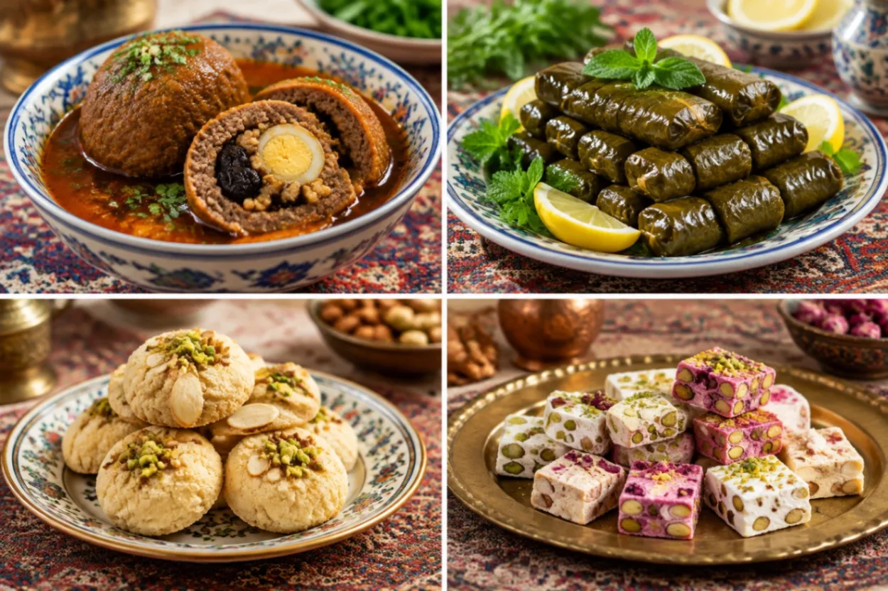 بهترین غذاها و شیرنی های تبریز
