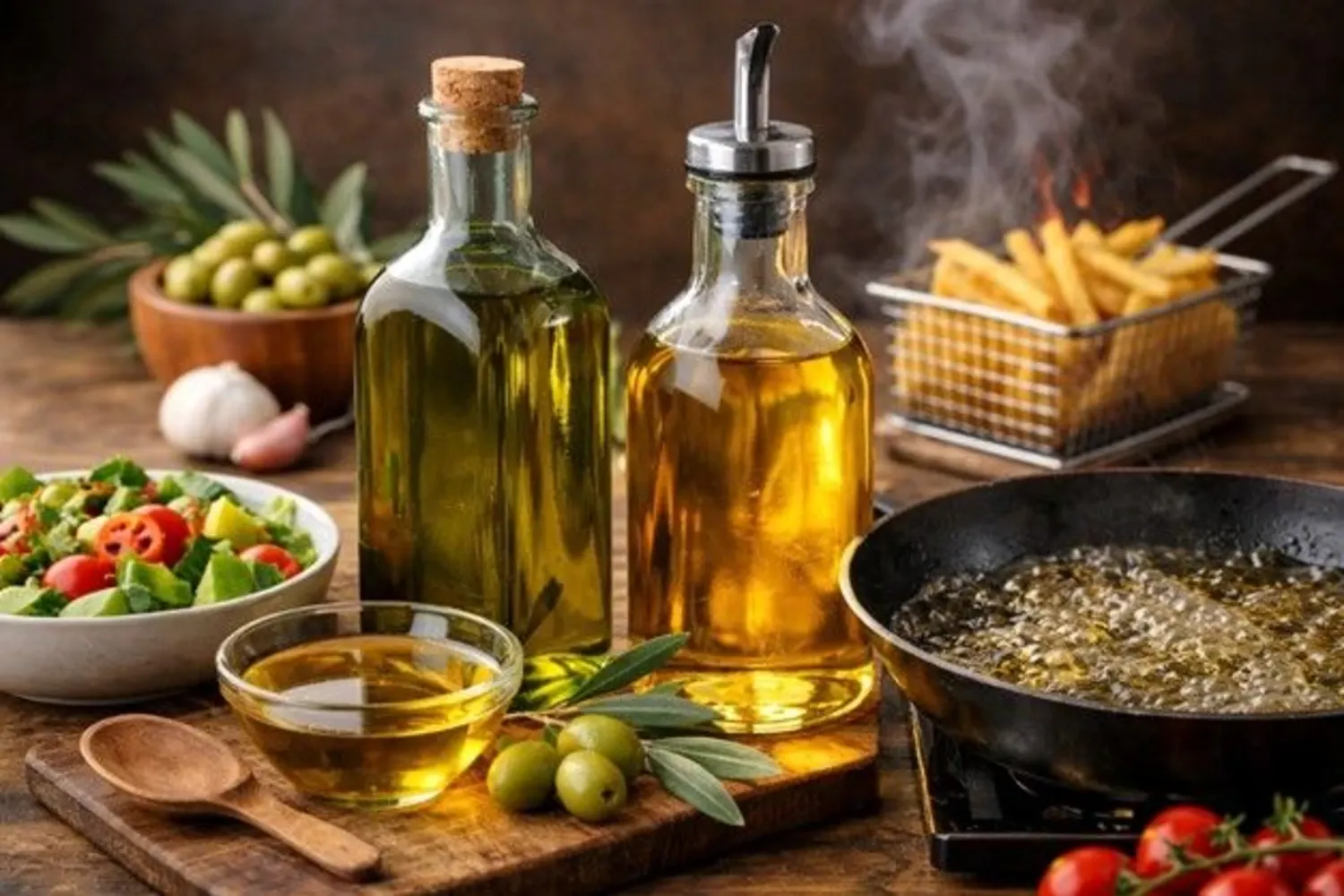 انتخاب هوشمندانه بهترین روغن برای سرخ کردن و پخت و پز