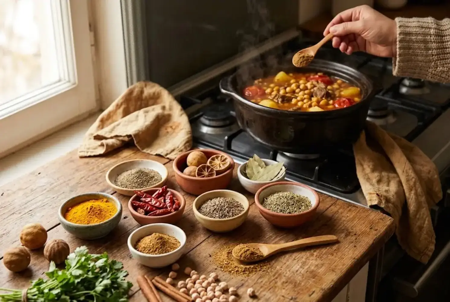 تحلیل شیمی طعم غذا با ادویه؛ بررسی نقش ترکیبات مولکولی