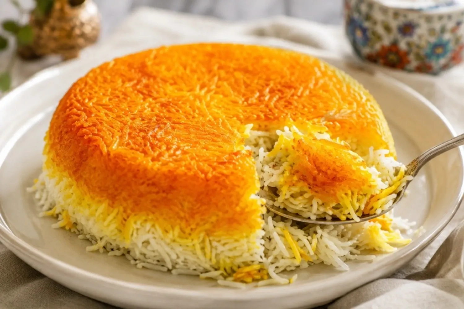 نسبت آب و برنج برای پخت کته مجلسی بدون شفته شدن